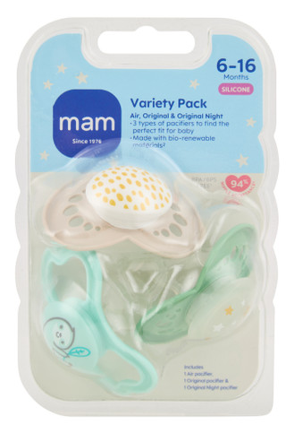 Thumbnail 1: MAM 3 Pk Pacifiers 