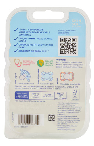 Thumbnail 2: MAM 3 Pk Pacifiers 