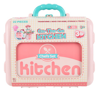 Thumbnail 1: Brooklyn Lollipop Kids On-The-Go Kitchen Playset 