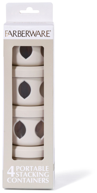 Thumbnail 1: Farberware 4 Pk Stackable Food Storage Containers  