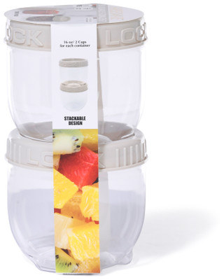 Thumbnail 1: Farberware  2 Pk Stackable Food Storage Containers 