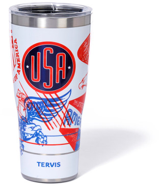 Thumbnail 1: Tervis 30 oz Americana Traveler Tumbler 
