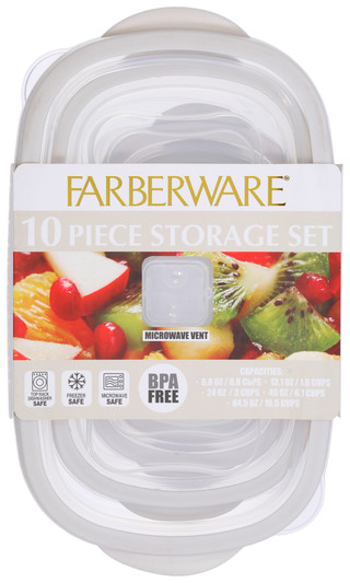 Thumbnail 2: Farberware 10 Pc Food Storage Set 