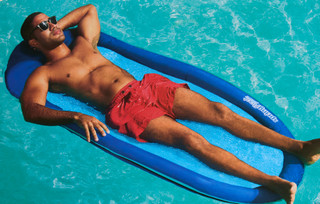 Thumbnail 2: Swimways Pop Up Spring Float Lounge 