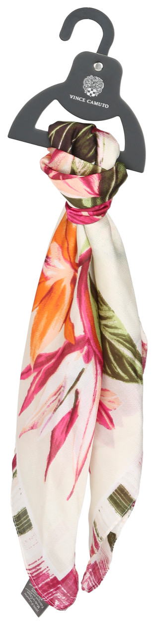 Thumbnail 1: Vince Camuto 28x28 Jungle Floral Square Scarf 
