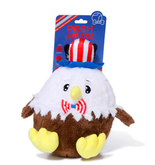 Thumbnail 1: Posh Paws 12 In Plush American Eagle Dog Toy 