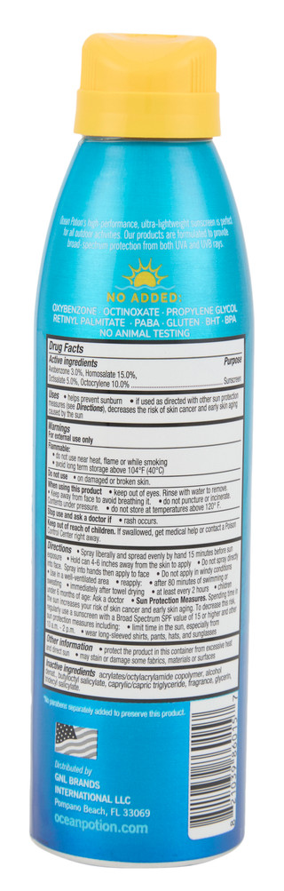 Thumbnail 2: Ocean Potion Continuous Spray Sunscreen SPF 70, 5.5 oz 