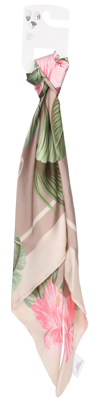 Thumbnail 2: ANNE KLEIN 35x35 Hibiscus Square Scarf 