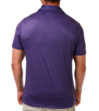 Thumbnail 2: TAILORBYRD Men's Short Sleeve Golf Tees Print Polo Shirt 
