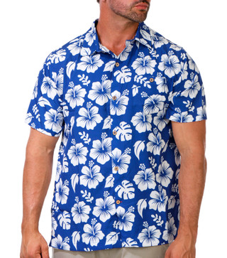 Thumbnail 1: Caribbean Joe Men's Short Sleeve Print Button Down Shirt 