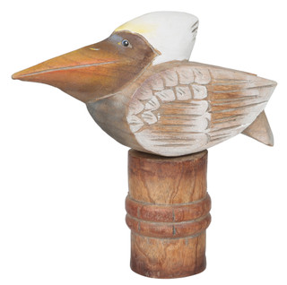 Thumbnail 1: T.I. Design Wood Pelican Figurine 