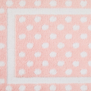 Thumbnail 2: Betsey Johnson 17x24 Skid Resistant Polka Dot Bath Rug 