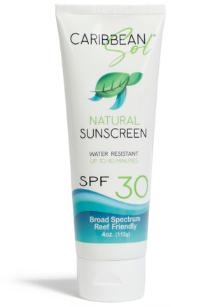 Thumbnail 1: Caribbean Sol Natural Mineral Sunscreen Lotion SPF 30, 4 oz 