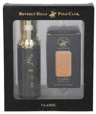 Thumbnail 1: Beverly Hills Polo Club Men’s Classic Eau de Toilette & Soap Set 
