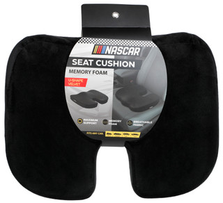 Thumbnail 1: Nascar Memory Foam U-Shaped Velvet Seat Cushion 