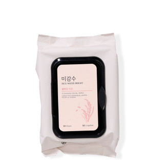 Thumbnail 1: THE FACE SHOP Rice Water Bright Cleansing Wipes, 50 Count 