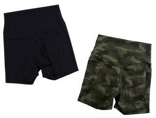 Thumbnail 2: Danskin Women's Active 2 Pk Bike Shorts 