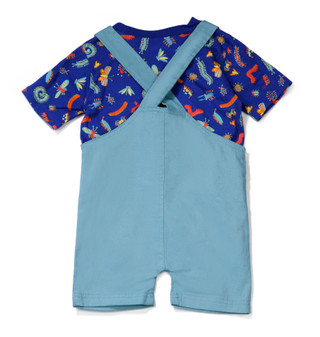 Thumbnail 2: Mick Mack Toddler Boys 2 Pc Shortall Set 