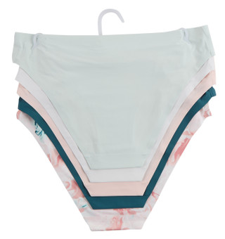 Thumbnail 2: Danskin Women's 5 Pk No Show Hipster Panties 
