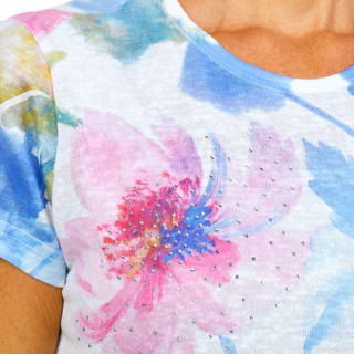 Thumbnail 3: Milano Women's Floral Print Top  