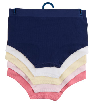 Thumbnail 2: Aeropostale Juniors 5 Pk Seamless Boy Cut Brief Panties 