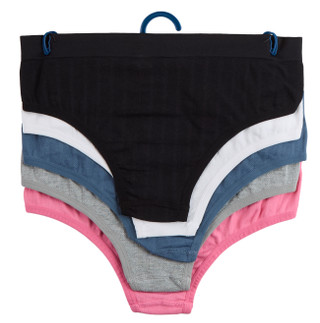 Thumbnail 2: Aeropostale Juniors 5 Pk Seamless Ribbed Hipster Panties 