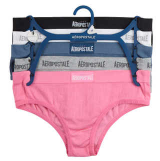 Thumbnail 1: Aeropostale Juniors 5 Pk Seamless Ribbed Hipster Panties 