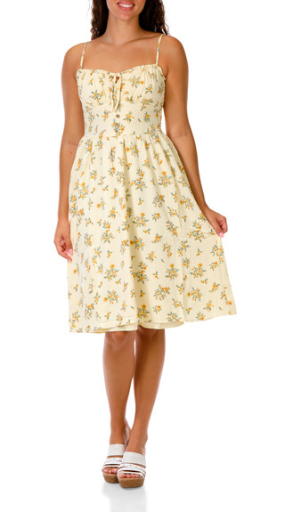 Thumbnail 1: Inspired Hearts Juniors Floral Print Dress  