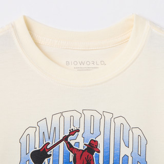 Thumbnail 3: Bioworld Boys Americana Brave Cowboy Graphic Tee 