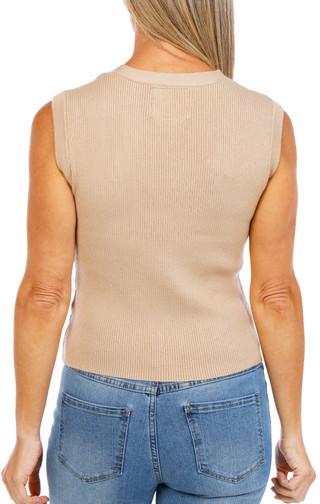 Thumbnail 2: Thread & Supply Women's Solid Sweater Vest  