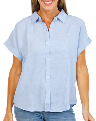 Thumbnail 1: Thread & Supply Women's Solid Button Down Top  