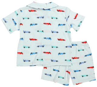 Thumbnail 4: Cutie Pie Baby Toddler Boys 2 Pc Pajama Shorts Set 