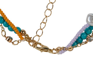 Thumbnail 2: C&C Triple Row Beaded Necklace 