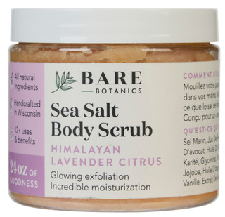 Thumbnail 1: Bare Botanicals 24 oz Himalayan Lavender Citrus Body Scrub 