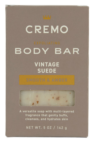 Thumbnail 2: CREMO Men's Body Bar Soap - Vintage Suede Scent, 5 oz 