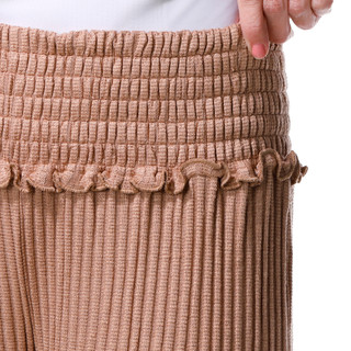 Thumbnail 3: OCEAN DRIVE Juniors Knit Smocked Waist Pants 