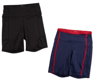 Thumbnail 1: daisy fuentes Women's Active 2 Pk Biker Shorts 