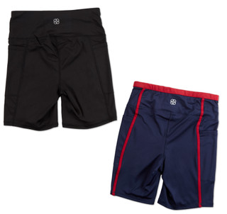 Thumbnail 2: daisy fuentes Women's Active 2 Pk Biker Shorts 