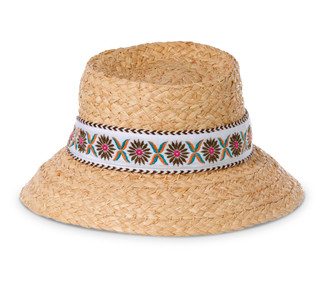 Thumbnail 1: Sun 'N' Sand Raffia Bucket Brim Hat 