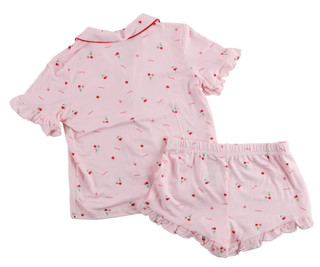 Thumbnail 2: Paris Hilton Girls 2 Pc Pajama Shorts Set 