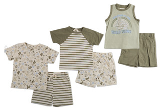 Thumbnail 1: Liam & James Toddler Boys 6 Pc Shorts Sets 
