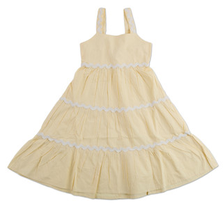 Thumbnail 1: JAPNA Little Girls Smocked Ric Rac Swing Dress 