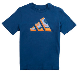 Thumbnail 1: Adidas Big Boys Short Sleeve Logo Graphic Tee 