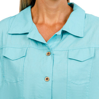 Thumbnail 3: Coral Bay Women's Long Sleeve Button Down Jacket 