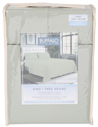 Thumbnail 1: Buffalo David Bitton King 4 Pc Micro Washed Sheet Set 