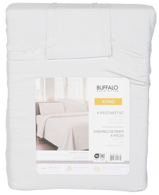 Thumbnail 2: Buffalo David Bitton King 4 Pc Micro Washed Sheet Set 
