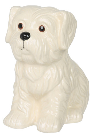 Thumbnail 1: FLORA BUNDA Ceramic Terrier Dog Home Accent 