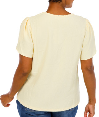 Thumbnail 3: Chenault Women's Plus Textured Tulip Sleeve Top 