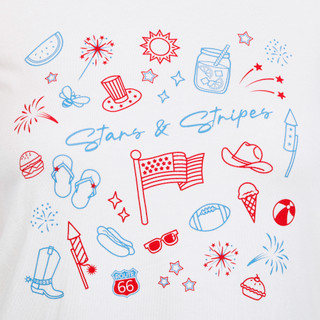 Thumbnail 3: RIO & RIAN Short Sleeve Americana Icons Tee 