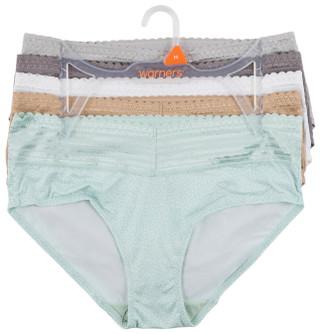 Thumbnail 4: Warners Women's 5 Pk Lace Hipster Panties  